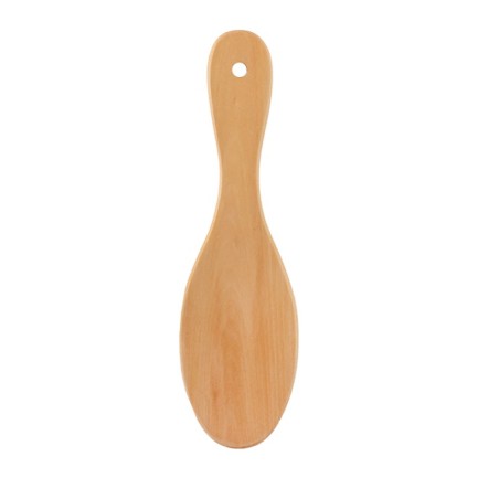 Brosse pneumatique bois 7 rangées de poils en bois 22 cm
