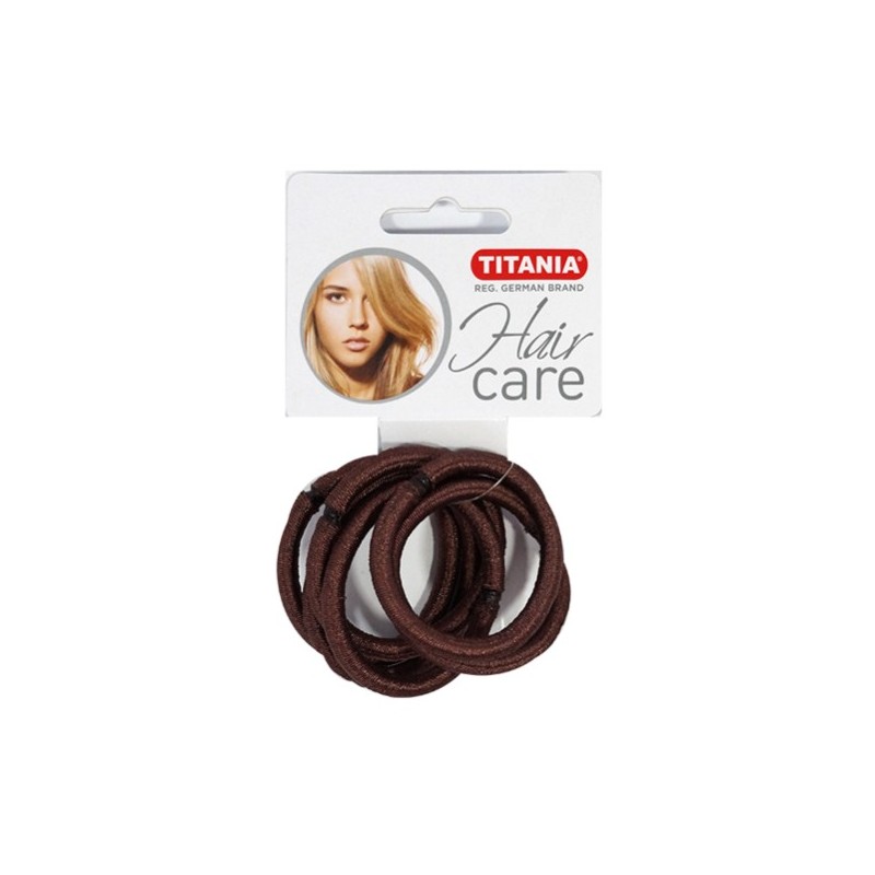 6 élastiques D5 cm/6 mm marron