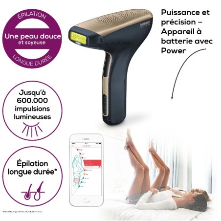 Épilateur à la lumière pulsée IPL 8800"Velvet Skin Pro" BEURER