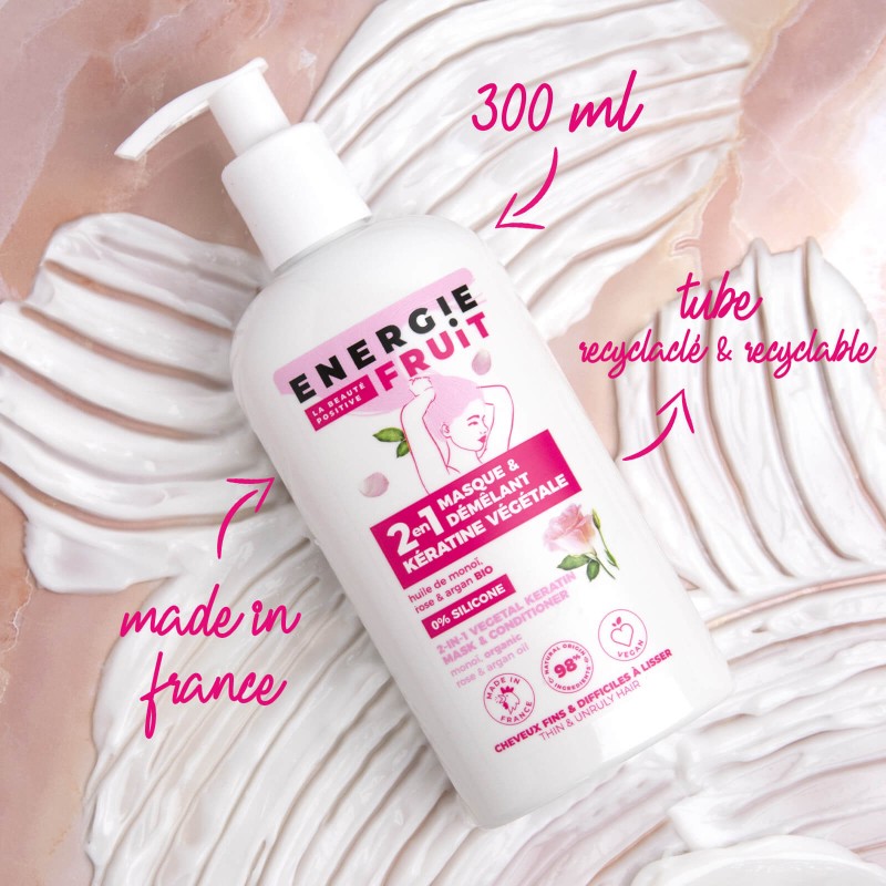 Apres shampoing protection et eclat couleur gloss vegetal Energie 300ml