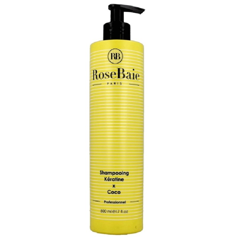 Rose Baie "Shampoing Kératine et Huile de Coco" 500ML