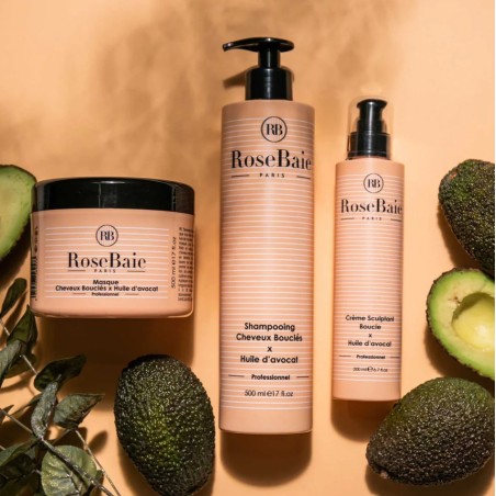Rose Baie "Masque Cheveux Bouclés et Huile d'Avocat" 500ML