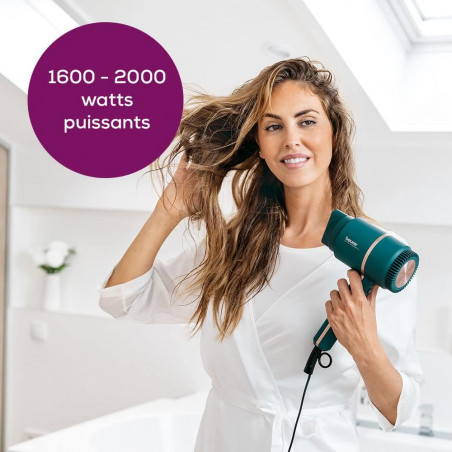 Sèche Cheveux Compact HC35 Ocean 2000W