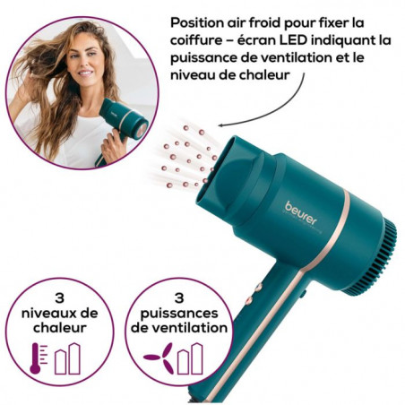 Sèche Cheveux Compact HC35 Ocean 2000W
