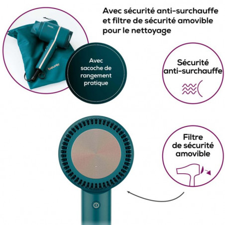 Sèche Cheveux Compact HC35 Ocean 2000W
