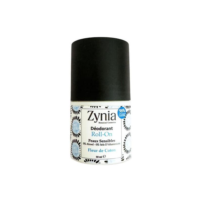 Déodorant Roll-On "Fleur De Coton" 50ML Zynia