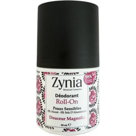 Déodorant Roll-On "Douceur Magnolia" 50ML Zynia Déodorant Roll-On "Douceur Magnolia" 50ML Zynia