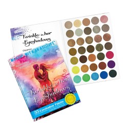 Book 1 " Twinkle In Her Eyeshadows " rude cosmetics