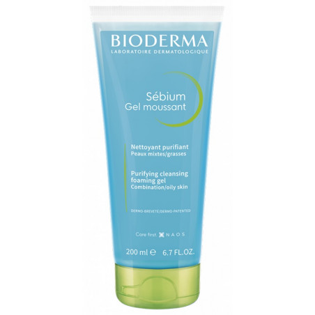 Gel Moussant Tube "Sebium" 200ML