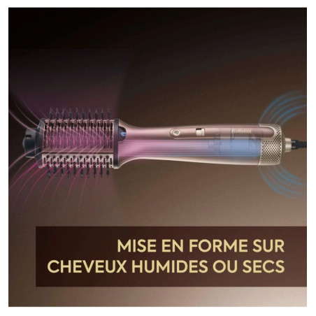 Brosse soufflante Ovale "Air Power Volume 3 en 1" 1000W