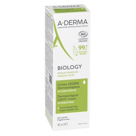 Crème légère dermatologique hydratante "BIOLOGY" 40ML