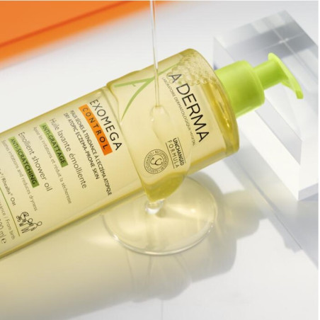 Huile lavante émolliente anti-démangeaisons "EXOMEGA CONTROL" 500ML
