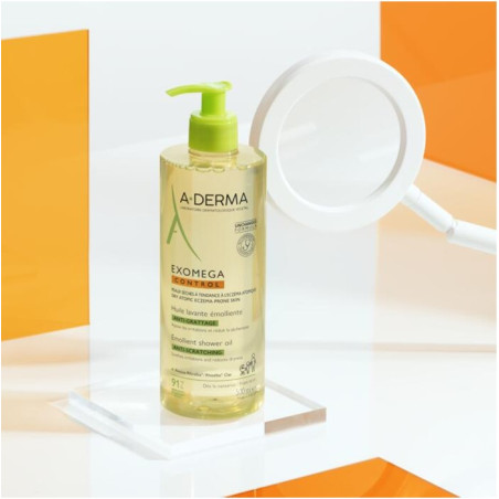 Huile lavante émolliente anti-démangeaisons "EXOMEGA CONTROL" 500ML