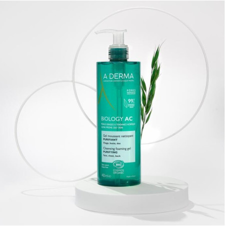 Gel moussant nettoyant purifiant "BIOLOGY AC" 200ML