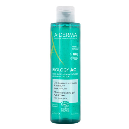 Gel moussant nettoyant purifiant "BIOLOGY AC" 200ML