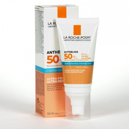 Coffret Crème Solaire Hydratante Teinté "Anthelios UVmune 400 SPF50+" 50ml