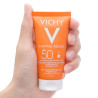 Émulsion Protectrice Visage "Capital Soleil Toucher Sec Invisible SPF50" 50 ml