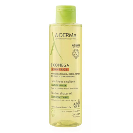 Huile lavante émolliente anti-démangeaisons "EXOMEGA CONTROL" 200ML