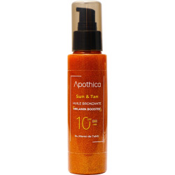 Sun protect "Huile d'été Bronzante SPF10" 100ML apothica