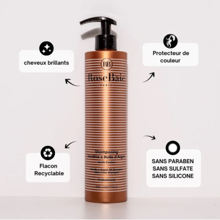 Shampoing "Kératine et Huile d'argan" 500ml