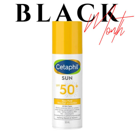 Black Friday - Fluide Solaire "Sun face fluid invisible SPF50+" 50ml Cetaphil