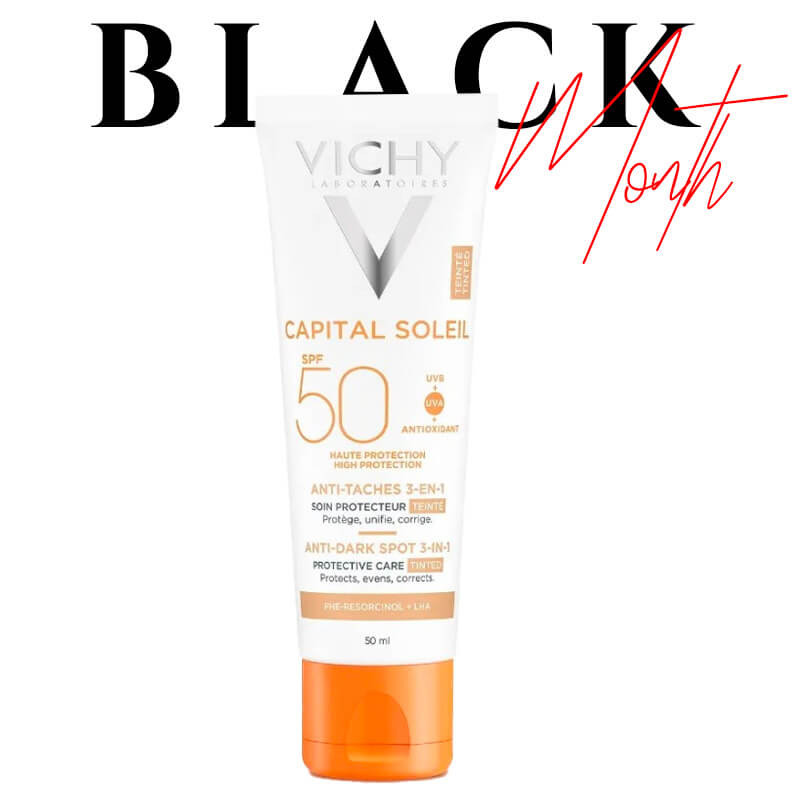 Black Friday - Soin Anti-tâche Teinté 3en1 "Capital Soleil 3en1 SPF50" 50 ml VICHY