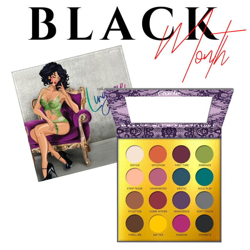 Palette Fard à Paupière " The Lingerie Collection Wild Nights " rude cosmetics