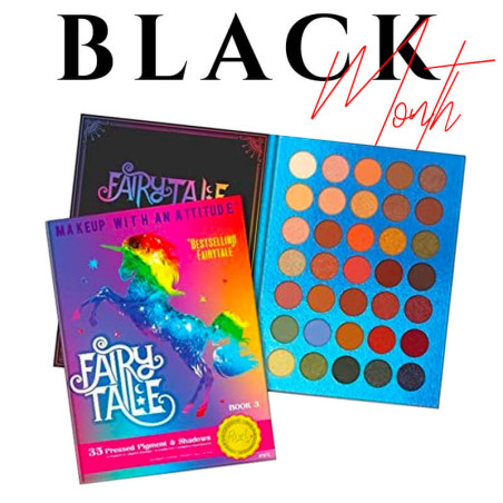 Black Friday - Palette Fard à Paupière "Book 3 Fairy Tale" 35 Couleurs