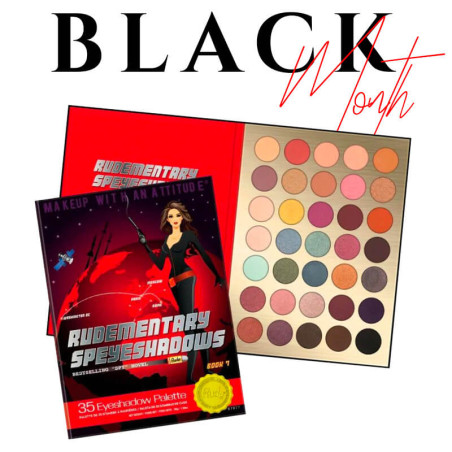 Black Friday - Palette Fard à Paupière "Book 7 Rudementary Speyeshadows " 35 Couleurs