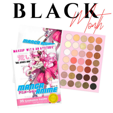 Black Friday - Palette Fard à Paupière "Book 2 Manga Anime " 35 Couleurs