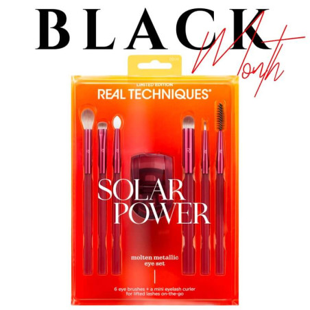 Kit Eye " Solar Power " pinceaux real techniques