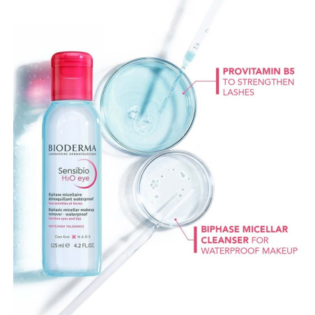 Sensibio H2O Eye Biphase 125 ml