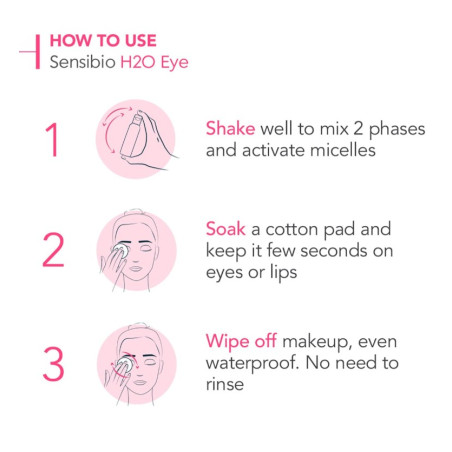 Sensibio H2O Eye Biphase 125 ml
