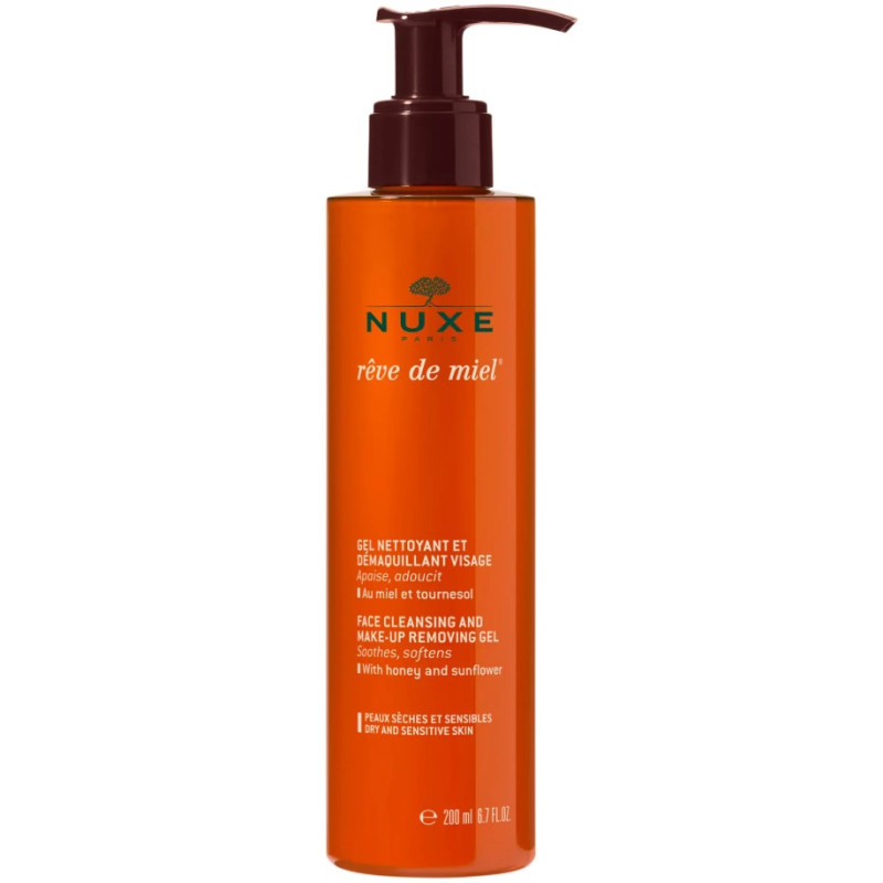 Gel Nettoyant & Démaquillant "Rêve de Miel" 200ml