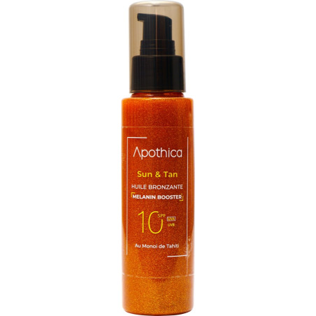 Sun protect "Huile d'été Bronzante SPF10" 100ML apothica