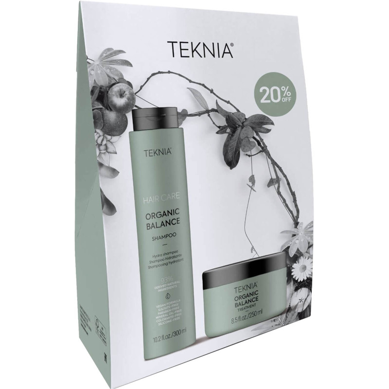 Coffret Duo cheveux Teknia "Organic Balance"