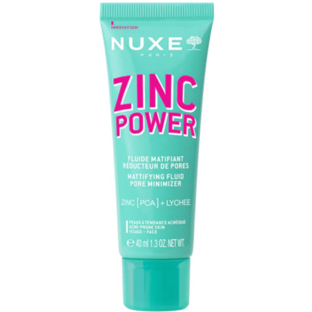 Fluide Matifiant Réducteur De Pores "ZINC POWER" 40ml