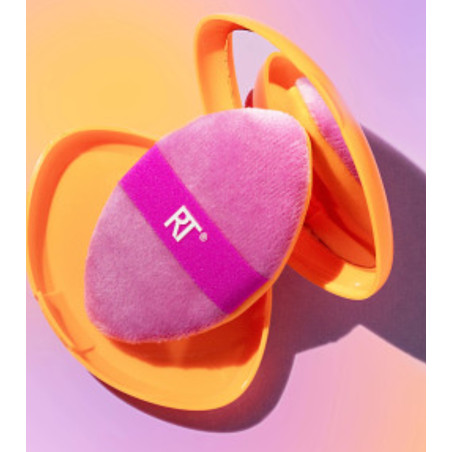 SPONGE " Houpette 2in1  + ETUI Miroir "