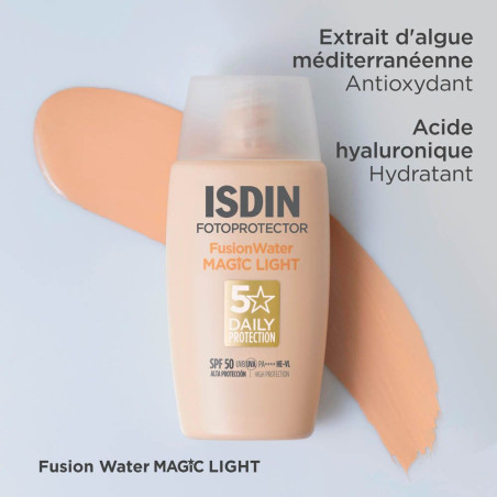 FOTOPROTECTOR "Fusion Water Magic Light SPF 50" 50ML