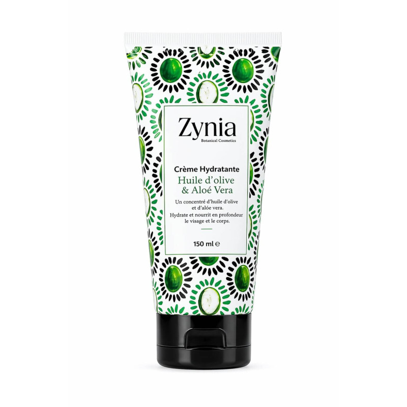 Zynia Crème Hydratante Huile D'olive & Aloe Vera 150ML beauty store