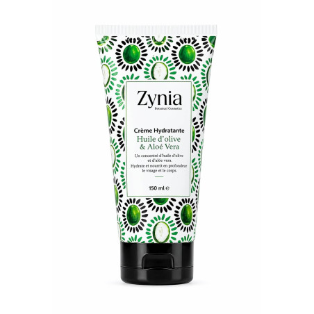 Zynia Crème Hydratante Huile D'olive & Aloe Vera 150ML beauty store