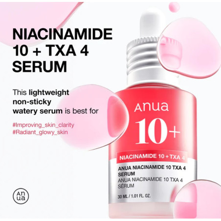Sérum Niacinamide 10 + TXA 4% Dark Spot Correcting Serum 30ml