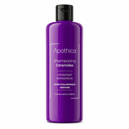 Shampooing Hydratant Céramides Cheveux Secs et Abimé 400ml apothica