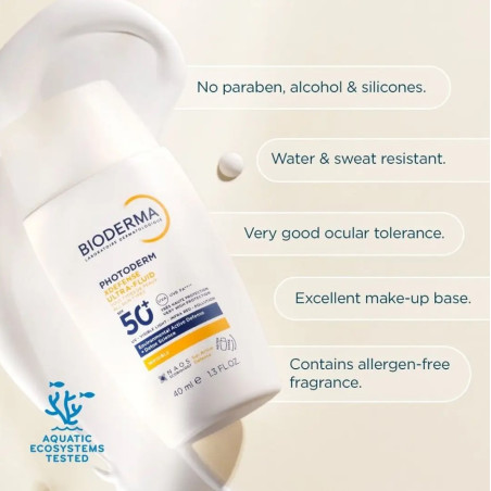 Photoderm "XDEFENSE Ultra-Fluid" SPF50+ Invisible 40ml
