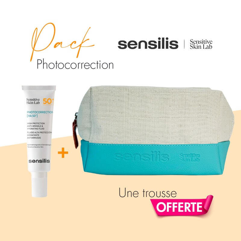 Pack Solaire Fluide PHOTOCORRECTION "Invisible [ HA 50+]" Sensilis