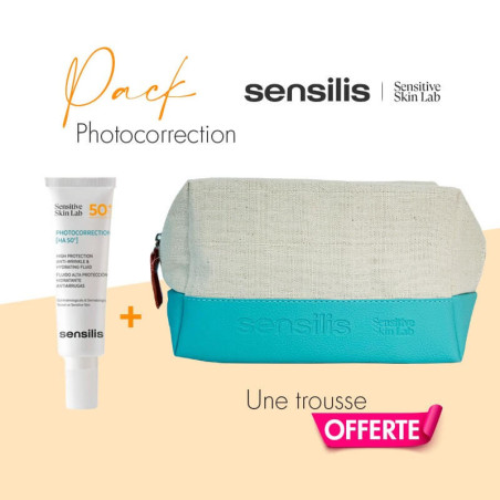 Pack Solaire Fluide PHOTOCORRECTION "Invisible [ HA 50+]" Sensilis