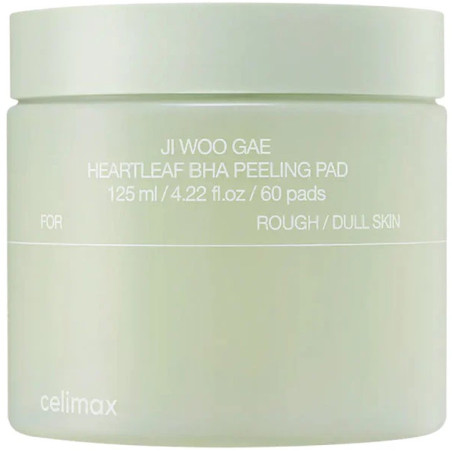 Disques Exfoliants JI WOO GAE "Heartleaf BHA Peeling Pad"