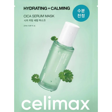 Masque Tissu The Real Cica "Calming Serum Mask Box" 10 unités