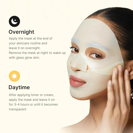 Masque Gel Kojic Acid "Turmeric Brightening Gel Mask" 4 unités