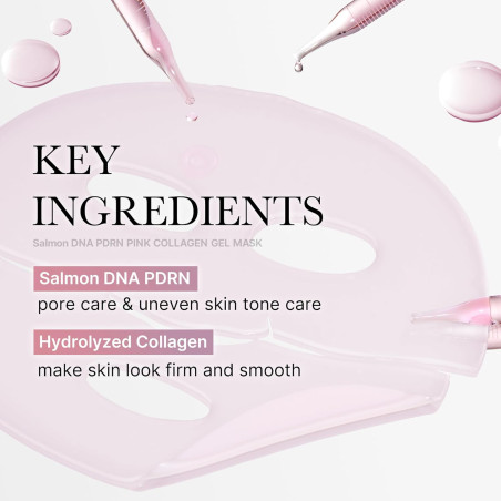 Masque Gel PDRN Pink "Collagen Gel Mask" 1 unité